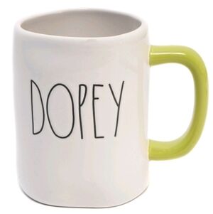 Rae Dunn Disney Princess Mug Dopey From Snow White & 7 Dwarfs Two-Sided